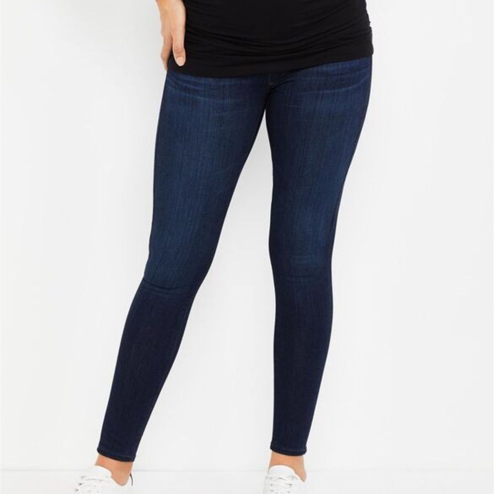 AG Maternity Jeans Skinny Fit Dark Wash Size 25 Adriano‎ Goldschmied